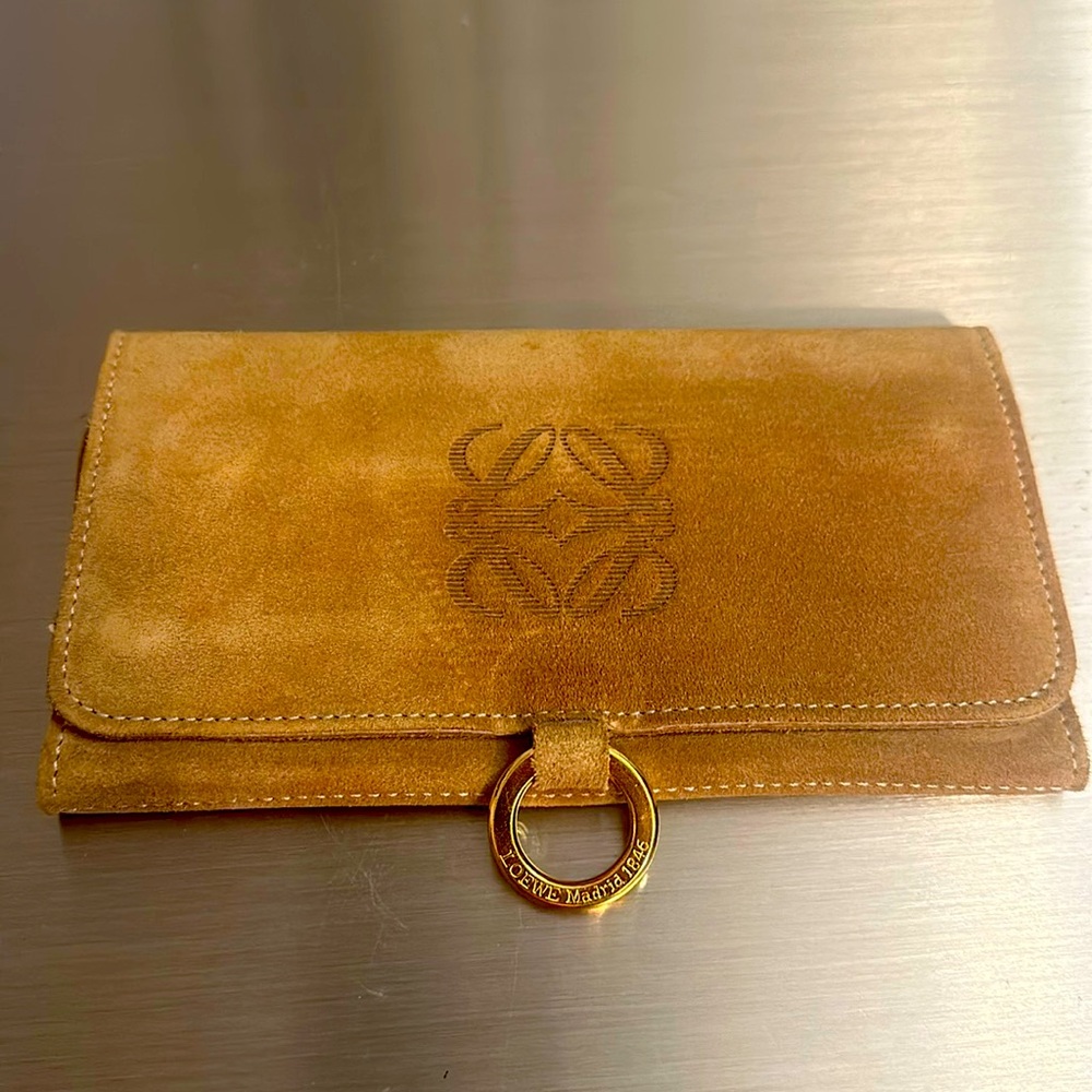 Loewe Tan Leather Wallet